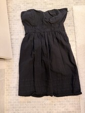Guess vintage black mini dress strapless