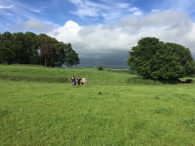 Photo 6x4 A shortcut across the field Beili-glas Near Beili-glas c2017