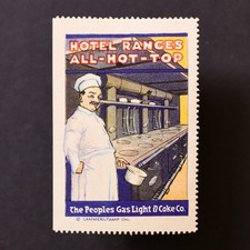 Poster Stamp * USA * 1915 Peoples Gas Light & Coke Coal Co Chicago