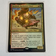 MTG: Aetherdrift - Redshift, Rocketeer Chief  - Rare - 0218 NM 