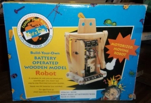 Construye tu propio modelo de robot de madera a pilas Foto 2 de 2