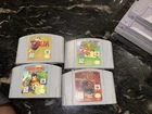 N64 Lot 4 Games Zelda, mortal kombat, diddy Kong racing and Mario 64