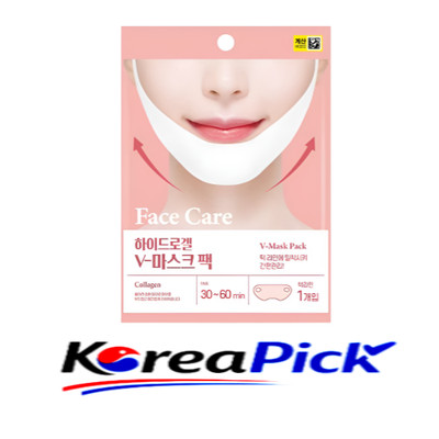 Hydrogel Collagen V Line Lifting Mask Pack 6pcs Jaw Chin Firming K-Beauty