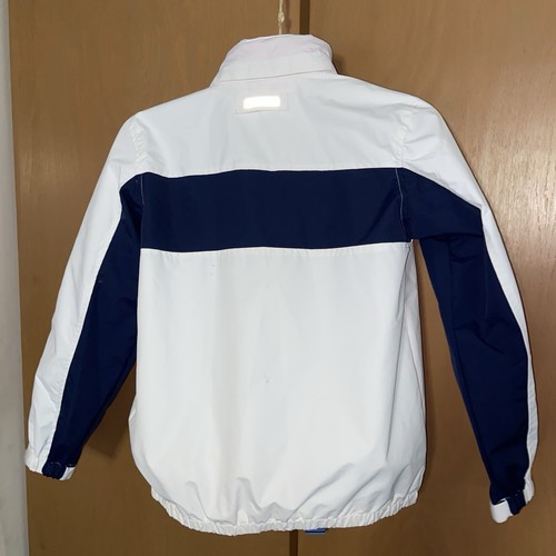 New Nautica Windbreaker Jacket Medium Whitehood Water Resistant E39 - Picture 8 of 12