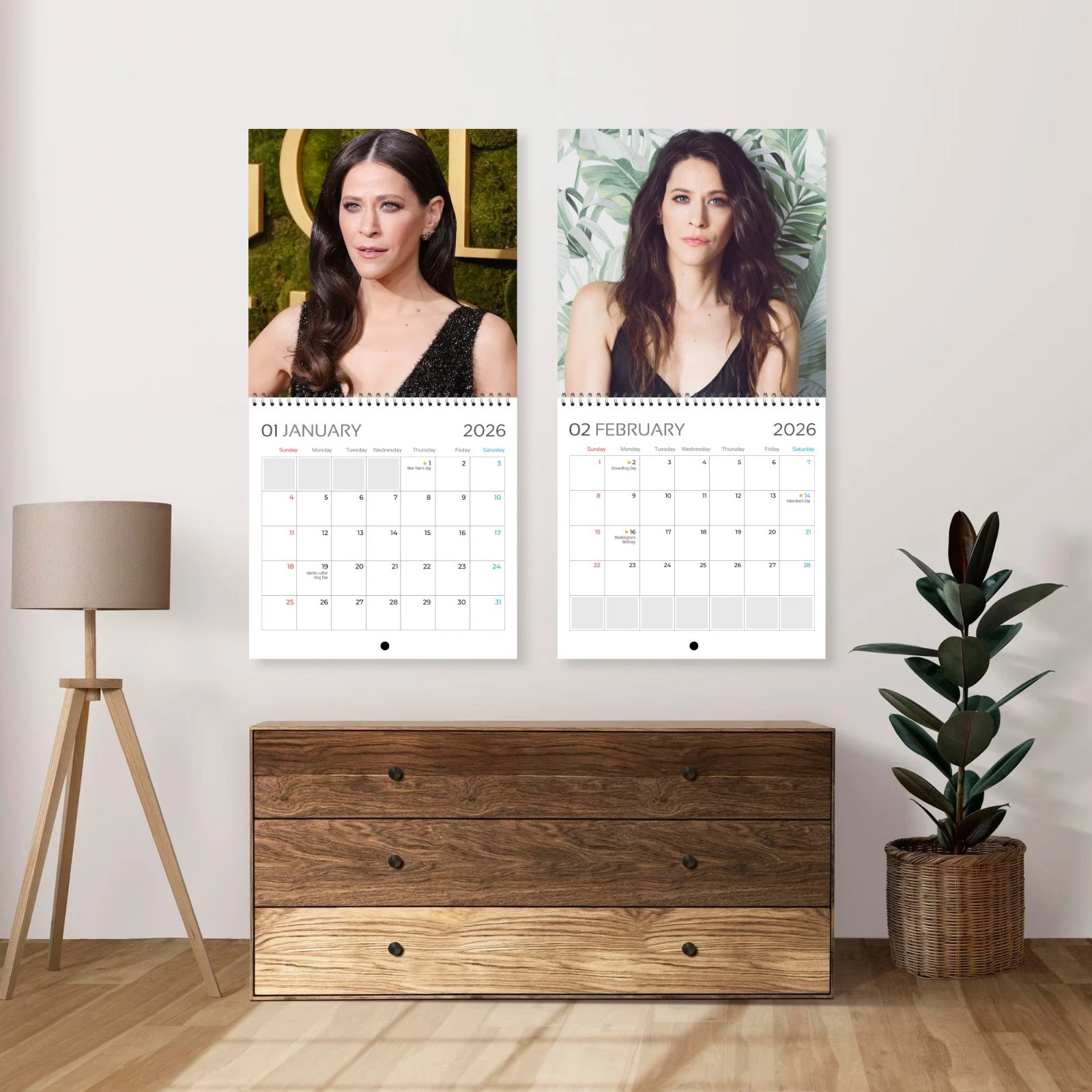 Jackie Tohn 2026 Wall Calendar 12-Month Celebrity Photo Calendar