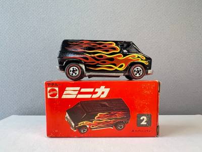 HOTWHEELS レアSUPER VAN ホットウィール スーパーバン Hot Wheels # 2 Super Van Japan Rare Red Box Late 1970's **REDLINE
