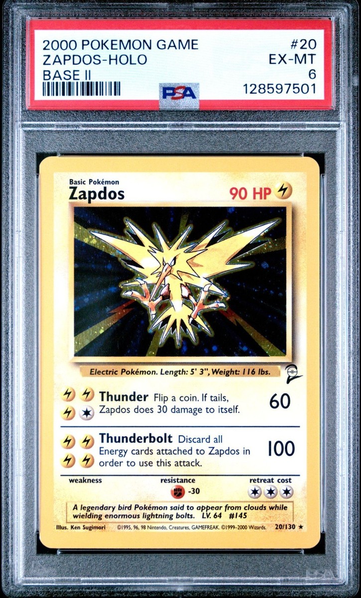 Zapdos 020/130 Base Set 2 Holo for sale online | eBay