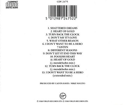 Turn Back the Clock - Johnny Hates Jazz CD 15VG The Cheap Fast Free Post