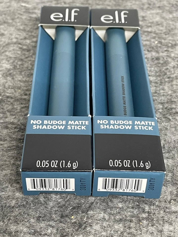2 PK e.l.f. No Budge Matte Shadow Stick Cream Vegan Waterproof Eyeshadow 0.05 oz - Image 3 of 4
