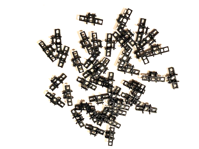 LEGO Technic Parts: Tank Tread Links, Black, # 3873 / 15379 - 44