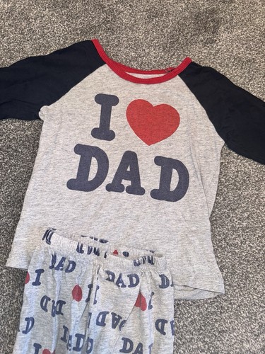 SHEIN Boys Pyjamas I Love dad - Picture 3 of 4