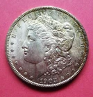 1903-O MORGAN SILVER DOLLAR. CIRCULATED. AU CONDITION. HIGH GRADE.