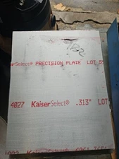 Aluminum plate 6061-T651  5/16” X 17-3/16” X 13-11/16" Made In USA