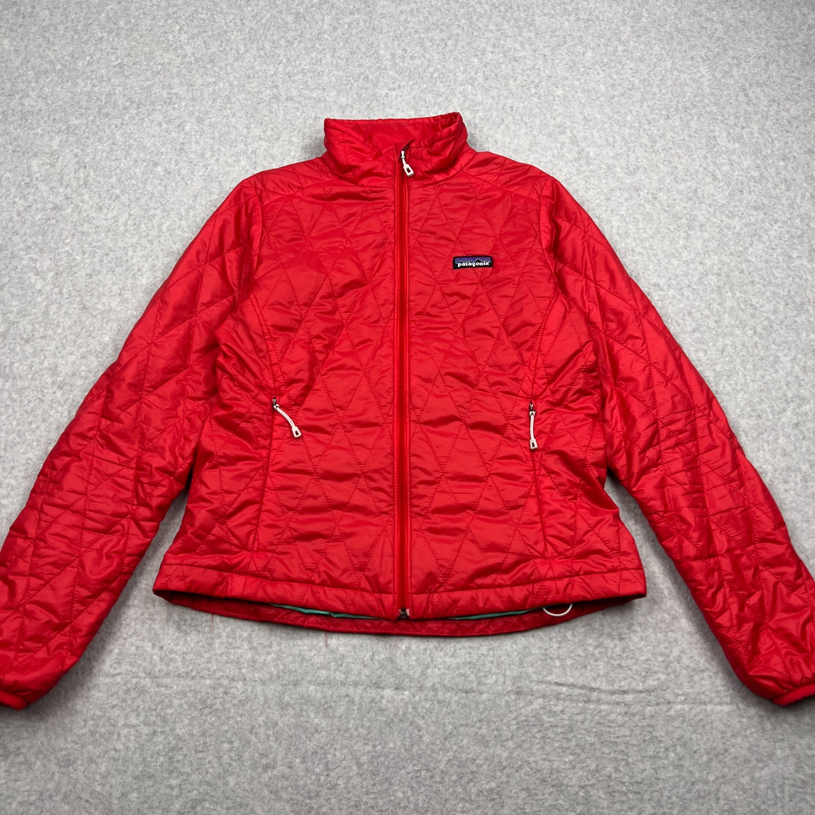 Patagonia Nano Puff Jacket Women's Small Red Primaloft Zip Quilted Coat 84215