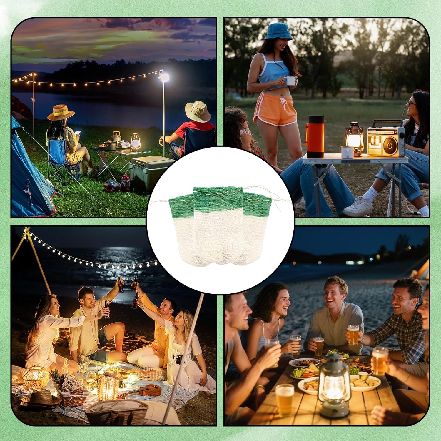 Lantern Accessory 20-Pack Upgrade Camping Lantern Mantles Accessories for Camping Lanterns