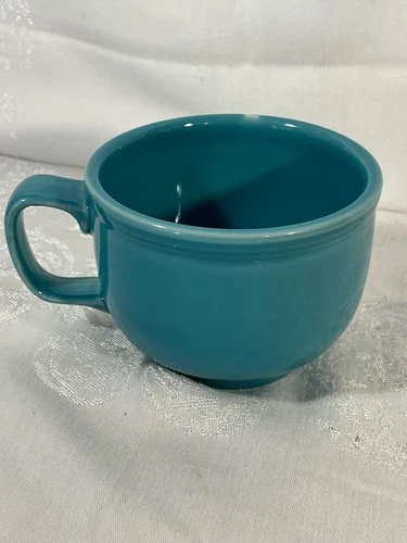Fiestaware ~ Fiesta ~ Jumbo Coffee Mug ~ 18oz. ~ Soup Cup Bowl ~ Turquoise ~ 2nd