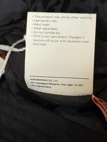 Neighborhood Emotionally Unavailable Collab Black Target Jacket Size XL - Picture 10 of 17