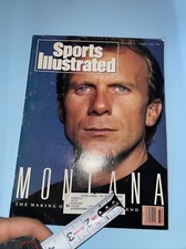Joe Montana Sports Illustrated Magazine *w/ Label*  11/6/1990