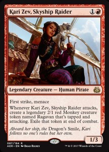 Kari Zev, Skyship Raider x4 - Aether Revolt - NM-Mint, English - Aether Revolt