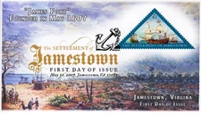 A0-4136-1, 2007, The Settlement of Jamestown,  FDC, Digital Color Postmark, SC 4