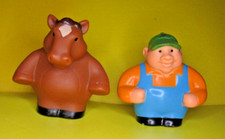 TOMY ERTL John Deere Horse and Farmer USED