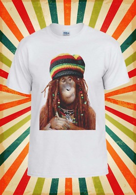  T-Shirt Bob Marley Raggie lustig Affe Männer Frauen Weste Tank Top Unisex 1576