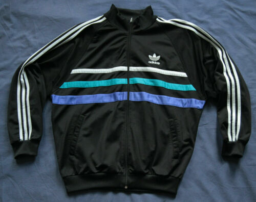 Adidas Jacket Vintage Retro Tracksuit Top Track Trefoil XS S M XL Firebird 90s - Picture 1 of 6