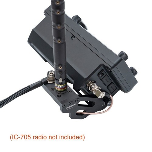RC1 Quick Remove Uchwyt anteny do zestawu wsporników radiowych ICOM IC-705 IC705 QRP - Zdjęcie 6 z 8