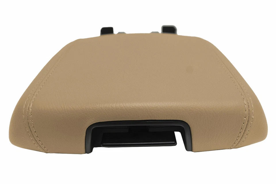 Center Console Lid Armrest Cover Leather for Kia Sedona 2015-2020 Beige Tan - Imagem 3 de 4