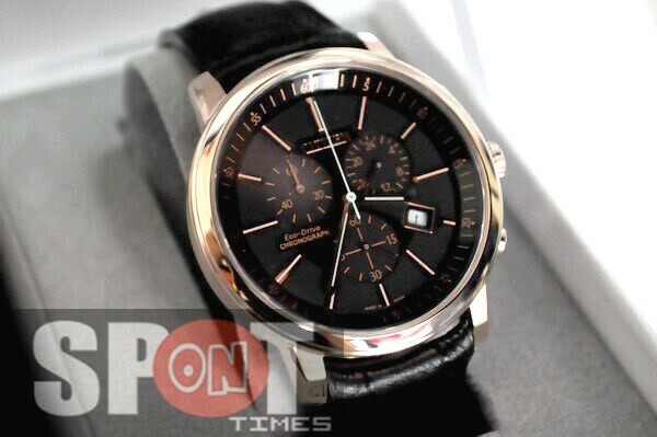 Citizen Eco-Drive Chronograph Men's Watch AT0496-07E | eBay