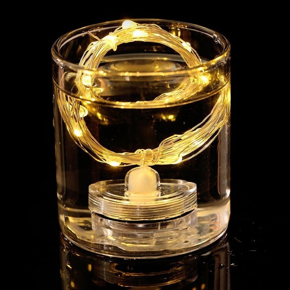 Party Fairy Light 10/20 LED Fairy String Portable Submersible Light eBay