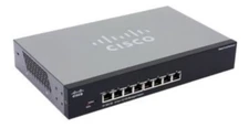 New 8 Port 10/100 RJ45 Cisco SF300-08 300 Series Layer 3 Managed Network Switch