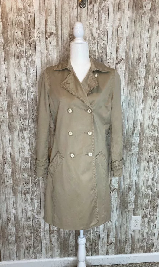 Coach short trench clearance coat