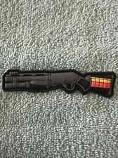 TACTICAL SHOTGUN 1x4 PVC Morale Patch Hook Backing Brand New