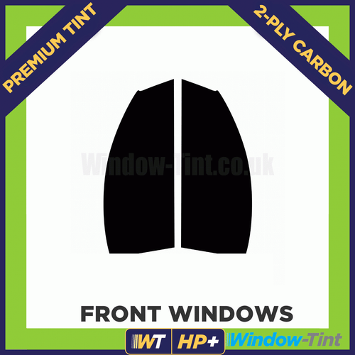 For Peugeot 206CC 2000-2010 Carbon Pre Cut Window Tint Front Premium HP+ - Picture 2 of 10