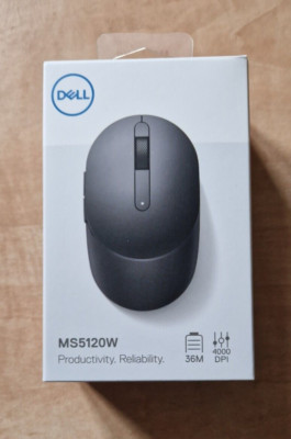 BRANDNEU Dell Optische Wireless-Maus in voller Größe MS300-BK-R-EU