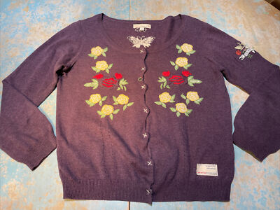 Odd Molly floral cardigan sweater 