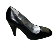 BCBG Paris Heels Size 8 B Heel 4.25  Yasmin Leather Slip On 703
