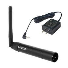 Lixada 2.4G ISM DMX512 Wireless Male XLR Transmitter LED Lighting DJ Disco H1W1