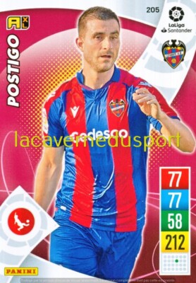 205 SERGIO POSTEGO # LEVANTE UD PANINI LIGA SANTANDER 2021 2022 ADRENALYN