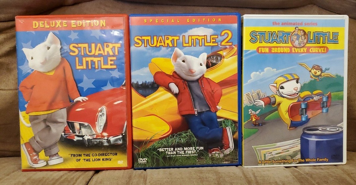 Lot of 3 Stuart Little,Stuart Little 2, and Stuart Little