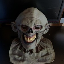 Vintage Halloween Zombie Monster Mask Walking Dead Cosplay Corpse Rotting Skull