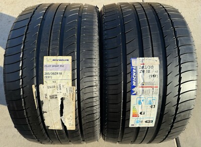 Set of TWO BRAND NEW 285/30ZR18 (93Y) Michelin Pilot Sport PS2