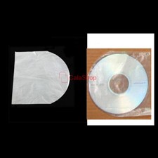 50 100 200 CD DVD Disc Case Plastic Wrap Sleeves Bags inner Round Bottom CSA116