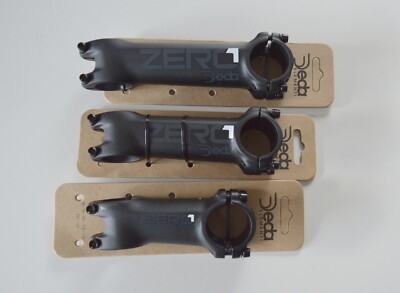 DEDA Zero 1 black on black Vorbau 80 120 130 mm -8° schwarz 31,7 mm OS