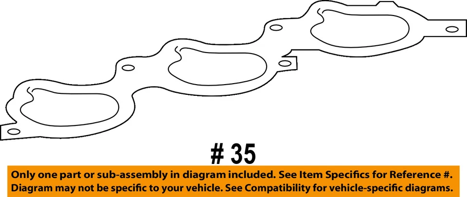 Junta de colector de admisión de motor OEM TOYOTA 171780P021 Foto 2 de 2