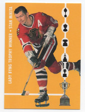 1995-96 PARKHURST HOCKEY CARD STAN MIKITA 1966-67 DESIGN 1423/1966 LADY BYNG