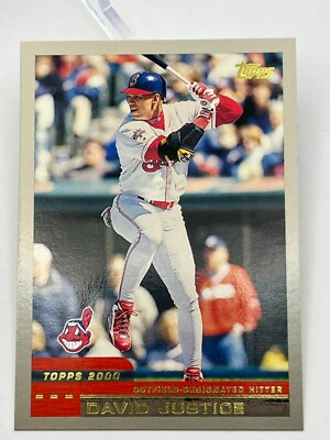 1999-2000 Topps MLB Baseball Card #66 David Justice Cleveland