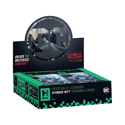 HR0 Chapter 1 The Batman DC Comics Trading Cards Mega Booster Box Sealed Look!