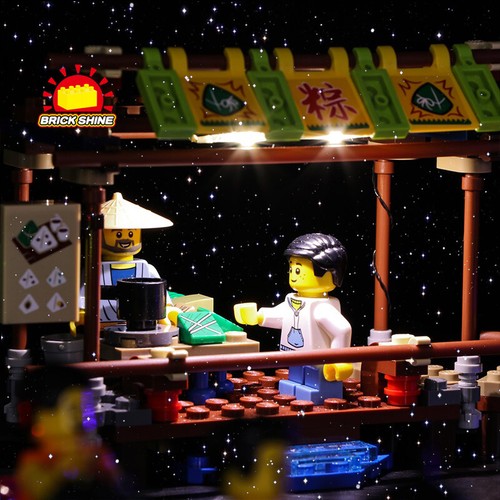 Brick Shine Light Kit for Lego Dragon Boat Race 80103 - 第 7/8 張圖片